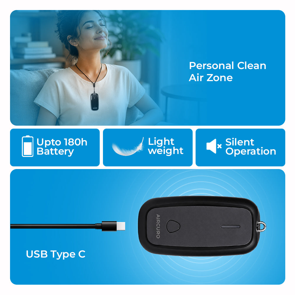 AIRCURO STICK — Advanced Wearable Air Purifier